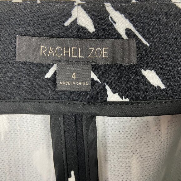 RACHEL ZOE |  Crop Top & Pencil Skirt Matching Set Black & White 4 - Picture 12 of 16